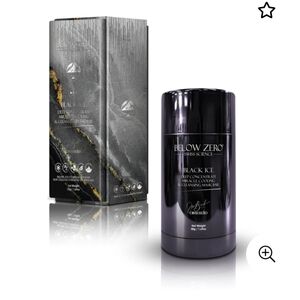 NIB Below Zero Black Ice Cleansing Mask Bar